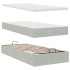 Estructura cama otomana colchones gris claro