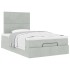 Estructura cama otomana colchones gris claro