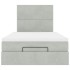 Estructura cama otomana colchones gris claro