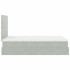 Estructura cama otomana colchones gris claro