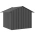 Caseta para perros con techo acero galvanizado 131x101x102