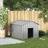 Caseta para perros con techo acero galvanizado 113x153x101