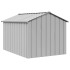 Caseta para perros con techo acero galvanizado 113x153x101