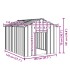 Caseta para perros con techo acero galvanizado 113x153x101