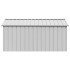 Caseta para perros con techo acero galvanizado 114x202x101