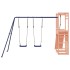 Parque infantil de exterior madera maciza