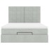 Estructura cama otomana colchones gris claro