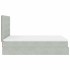 Estructura cama otomana colchones gris claro