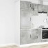 Armario de cocina Kalmar madera de ingeniería gris