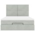 Estructura cama otomana colchones gris claro