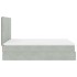 Estructura cama otomana colchones gris claro
