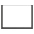 Patas para mesa comedor forma U 2uds antracita 100x(72-73)