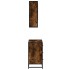 Set de muebles baño 2 pzas madera contrachapada roble