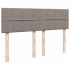 Cama otomana con colchón tela gris pardo 140x200