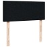 Cama otomana con colchón tela negra 120x200