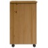 Cajonera con ruedas MOSS madera maciza pino marrón