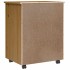 Cajonera con ruedas MOSS madera maciza pino marrón