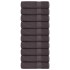 Toallas de baño 10 uds antracita 100x150 cm 360gsm 100%