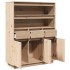 Aparador alto de madera maciza de pino 89x34x116,5