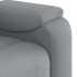 Sillón reclinable de tela gris