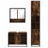 Set de muebles baño 3 pzas madera contrachapada roble