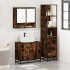 Set de muebles baño 3 pzas madera contrachapada roble