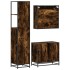 Set de muebles baño 3 pzas madera contrachapada roble