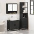Juego de muebles de baño 3 pzas madera contrachapada