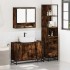 Set de muebles baño 3 pzas madera contrachapada roble