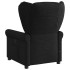 Sillón reclinable de masaje de tela