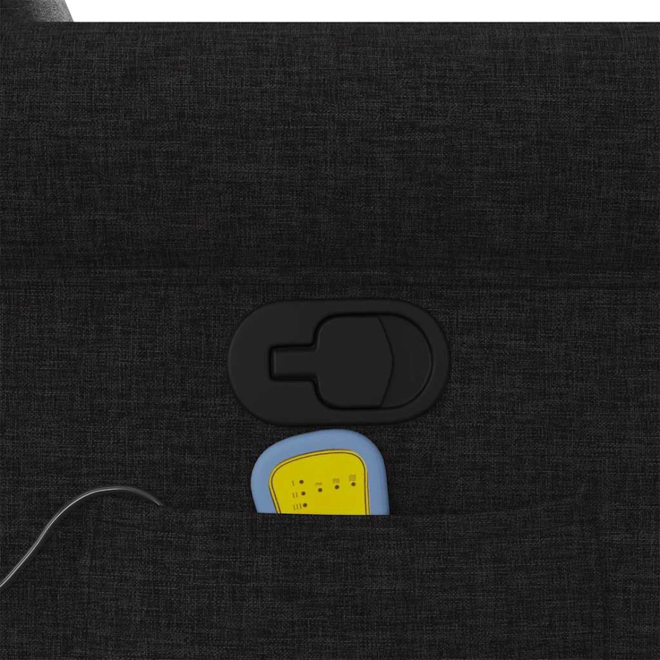 Sillón reclinable de masaje de tela