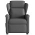 Sillón reclinable de masaje eléctrico tela gris