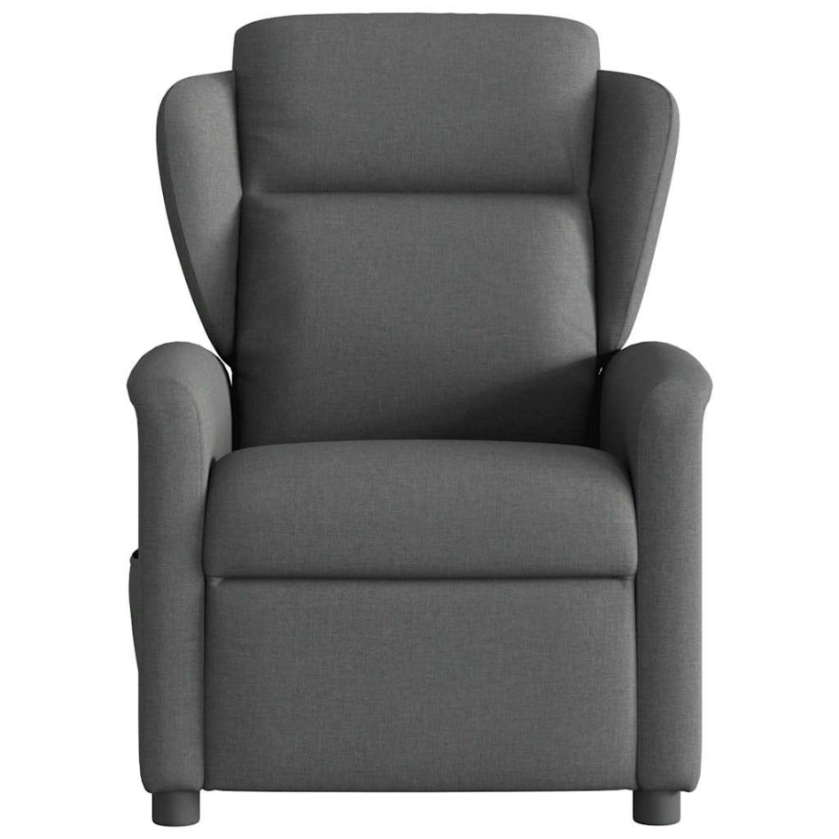 Sillón reclinable de masaje eléctrico tela gris
