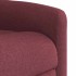 Sillón de masaje reclinable eléctrico tela rojo