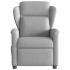 Sillón reclinable de masaje eléctrico tela gris
