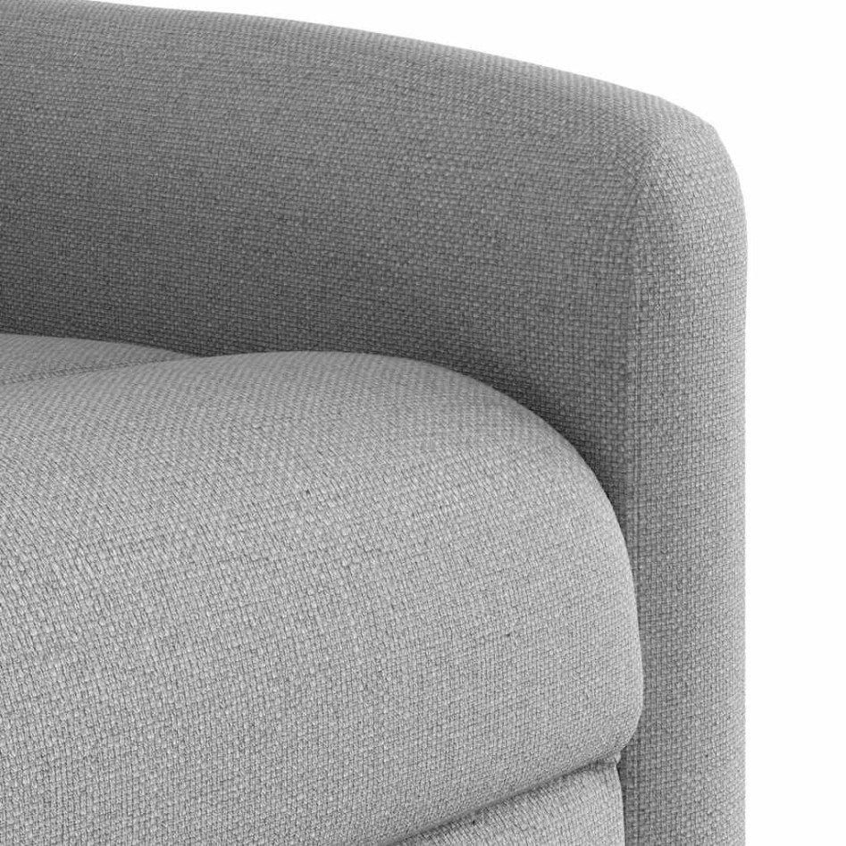 Sillón reclinable de masaje eléctrico tela gris