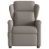 Sillón reclinable de masaje eléctrico tela gris