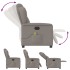 Sillón reclinable de masaje eléctrico tela gris