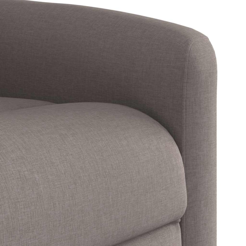 Sillón reclinable de masaje eléctrico tela gris