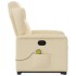 Silla de masaje reclinable de pie de tela color
