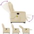 Silla de masaje reclinable de pie de tela color