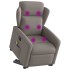 Sillón de masaje eléctrico reclinable elevable tela