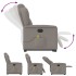 Sillón de masaje eléctrico reclinable elevable tela
