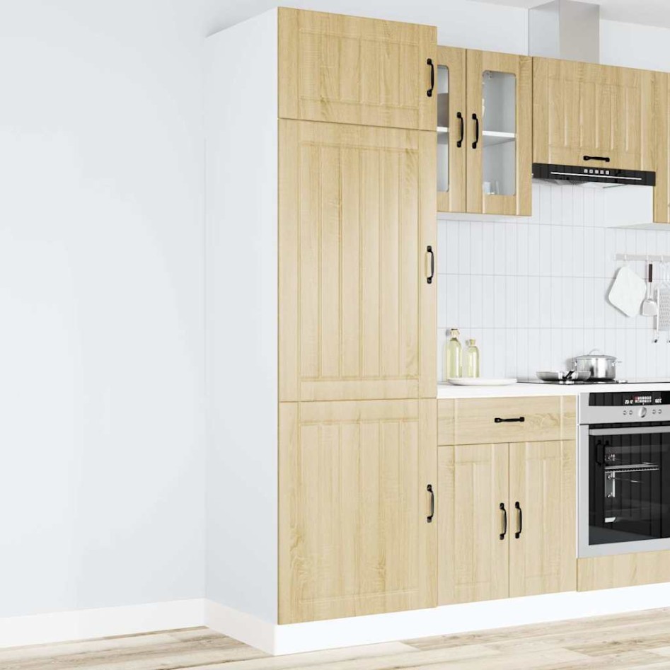Mueble de cocina Lucca de madera contrachapada roble