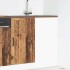 Mueble bajo de cocina Kalmar de madera antigua de