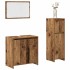 Juego de muebles de baño 3 piezas madera ingeniería