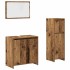 Juego de muebles de baño 3 piezas madera ingeniería
