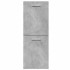 Juego muebles de baño 4 pzas madera contrachapada gris