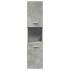 Juego muebles de baño 4 pzas madera contrachapada gris