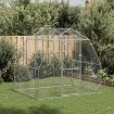 Gallinero 2,5x2x2,25 m acero galvanizado